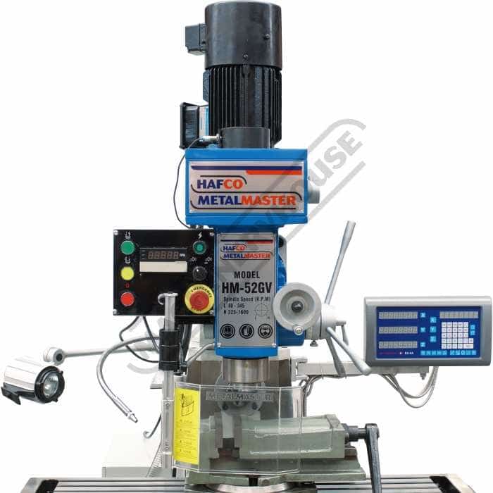 HM52GV Turret Milling Machine Inverter Variable Speed & Geared Head