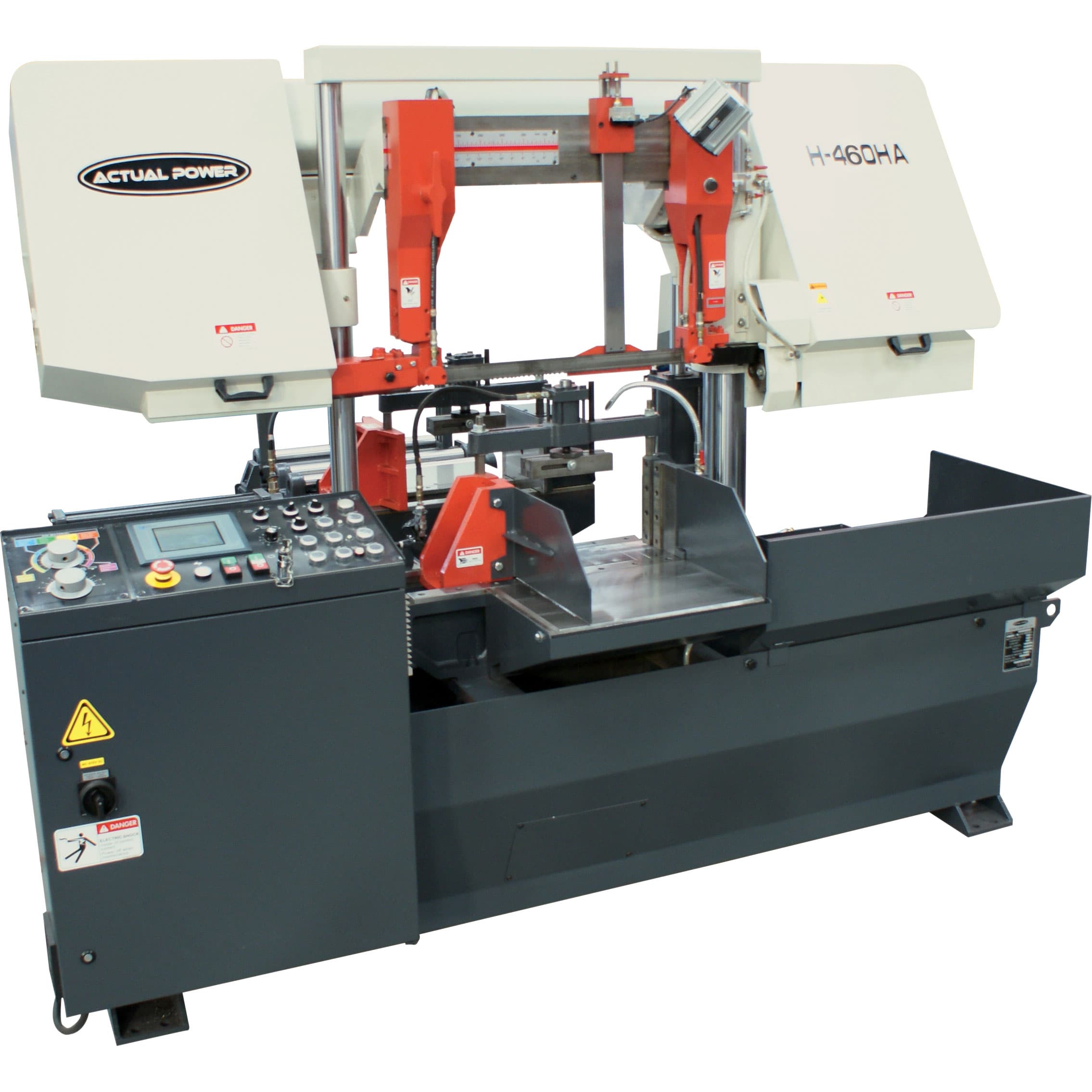 H460HANC Auto Hitch Feed Double Column Metal Cutting Band Saw 480 x