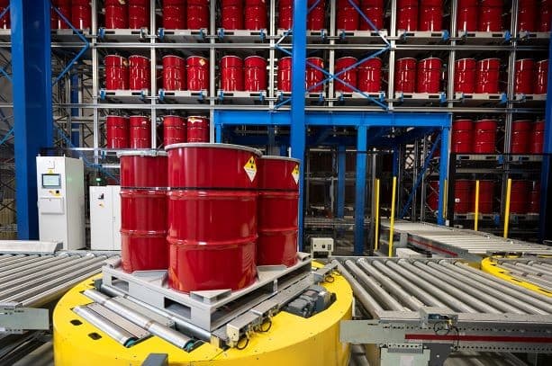 The waste will be transported through a combination of conveyors, pallets (including 908 individual pallet locations), racking, and Swisslog’s S12 Vectura crane.