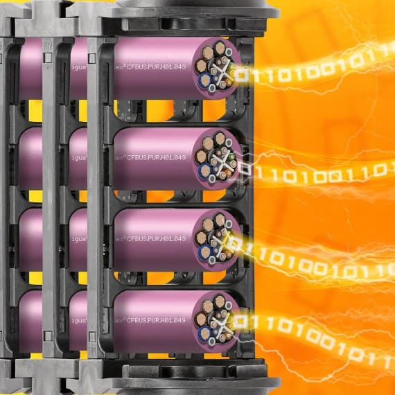 Bus cables with power