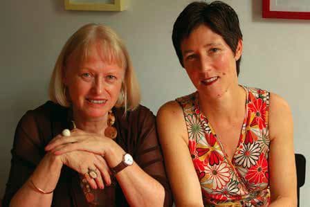 New venture. Gillian Corban and Amanda Blair