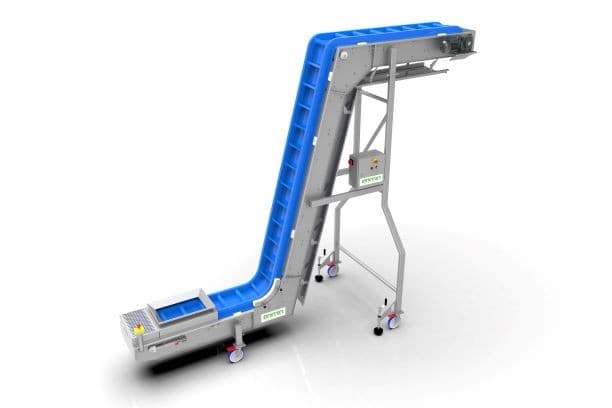 Called Mi-CON (Modular Incline Conveyor System), it is the ﬁrst hygienically designed full wash down system to offer multiple standardised components, providing maximum flexibility and allowing customers to select what will best suit their specific product and production needs.