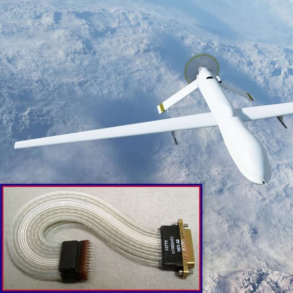 Flat cables for unmanmned systems