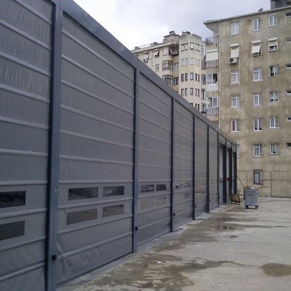 High Speed Fold Up Doors from DMF