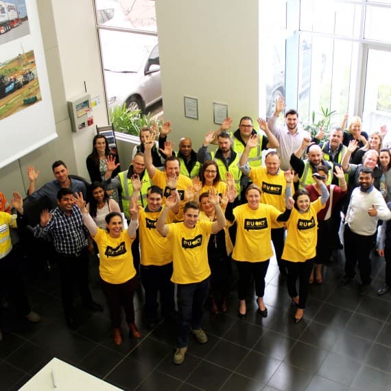 MaxiTRANS staff celebrate