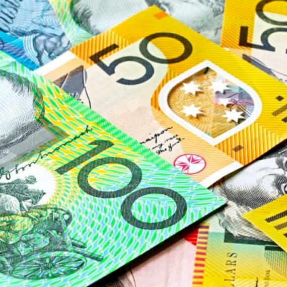 Aussie dollar weaker