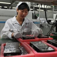 China manufacturing at six-month low