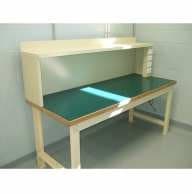 Chemical resistant bench now with power panel