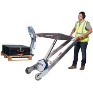 Makinex hand truck lifts the safety bar