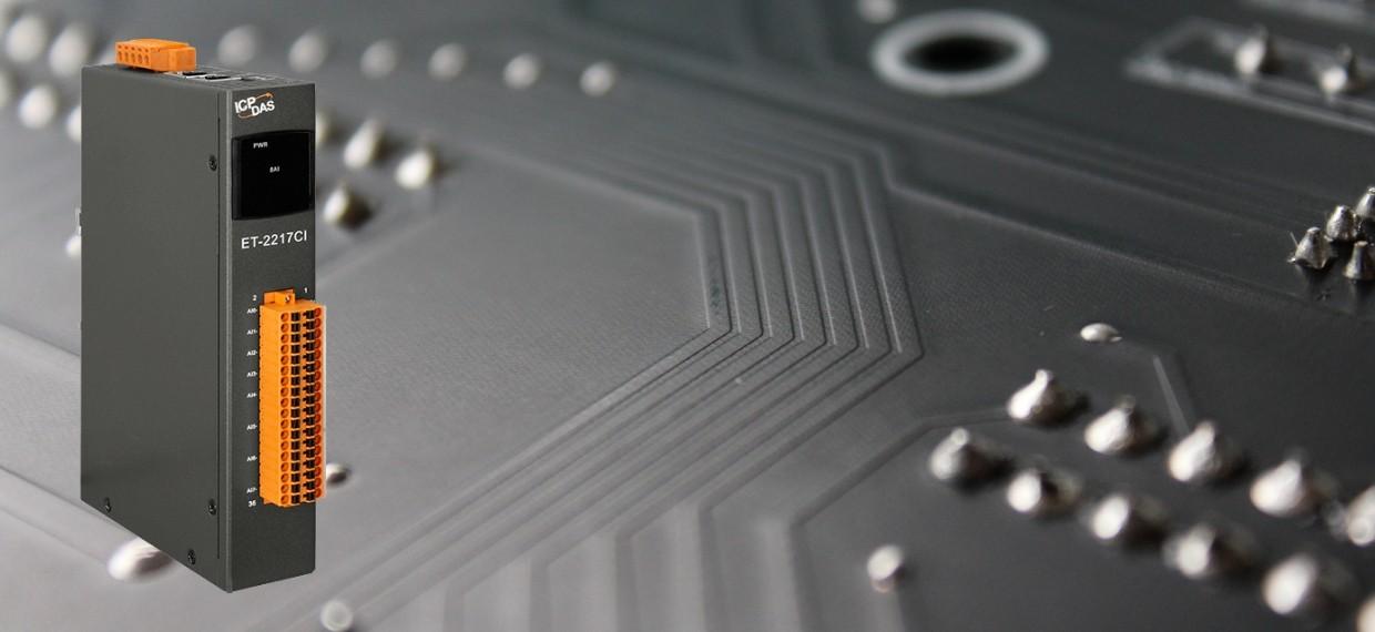 Ethernet I/O Module with 8-ch Analog Inputs | Industry Update ...