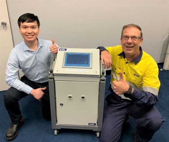 SMC Energy Conservation Group - Tim Ho, Mechnical Engineer and Alex Bonella, Project Engineer