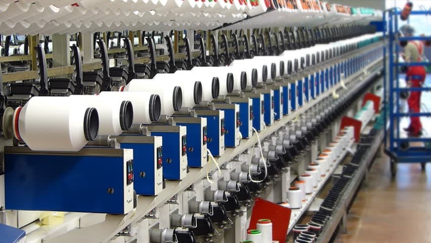 Growth was strongest in the diverse textiles, clothing, footwear, paper & printing group