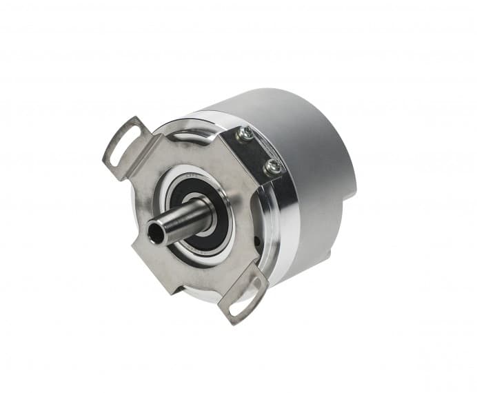 ACURO® AD58DQ encoder that incorporates Siemens DRIVE-CLiQ and an input for motor temperature sensing.