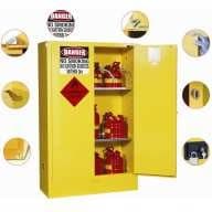 Safe way to store flammable and corrosive goods