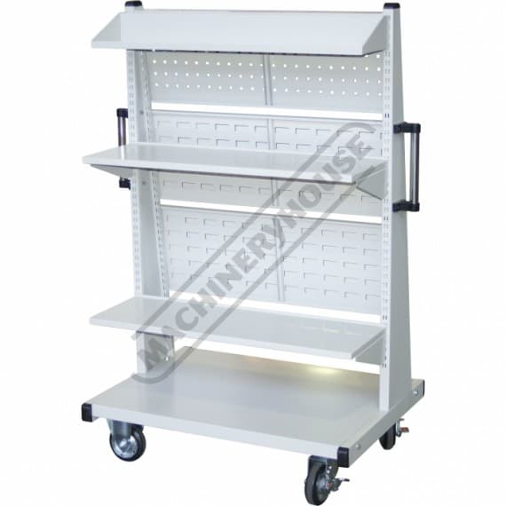 SRDSL Mobile Storage Shelving System with Accessories 3 Shelves / 3 Louvers with Accessories