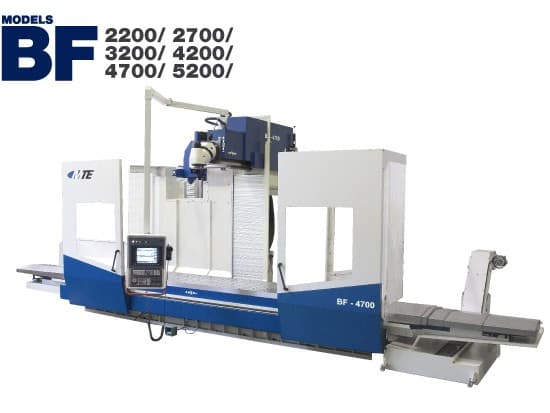 BF MODELS - Bed type milling machines