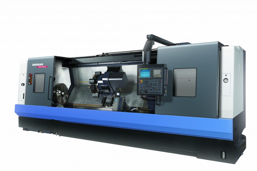 DOOSAN PUMA 400 480 LARGE CAPACITY TURNING CENTRES Industry Update Manufacturing Media