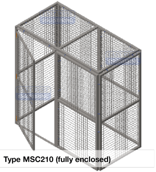 MSC210 Modular Storage Cage – 2100(w) | Industry Update Manufacturing Media